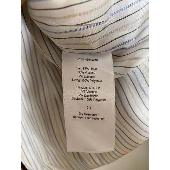 NWT VERONICA BEARD VEST TAN 0 DOUBLE BREASTED MINIMALIST QUIET LUXURY - Picture 9 of 16